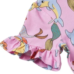 Online Mermaids And Dolphins Klänning Pink Lavender Barn Klänningar & Kjolar