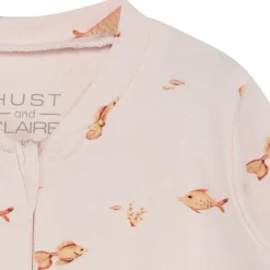 Mich Mönstrad Bodysuit Rose Morn Barn Bodys & Bodysuits