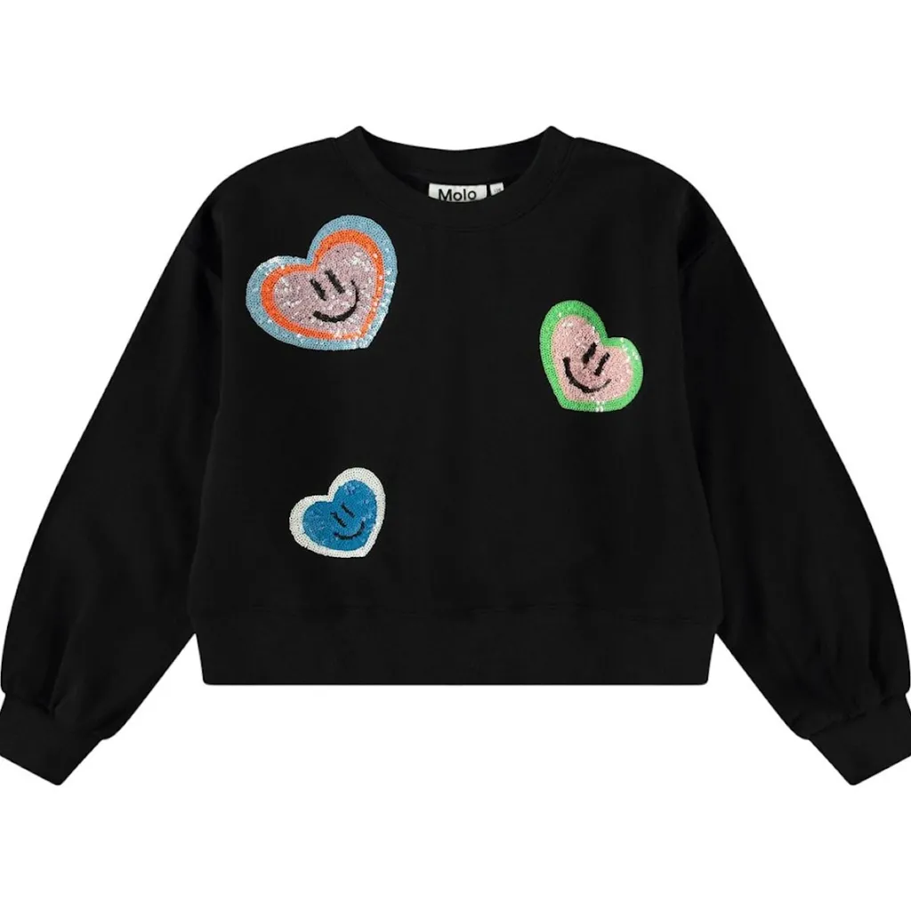 Miki Sweatshirt Festive Hearts Barn Tröjor & Toppar