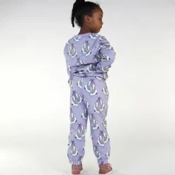 Sale Mjukisbyxor i Orchid Petal med skridsko-tryck Barn Byxor & Shorts