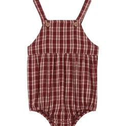 Discount Måns Rutig Romper Röd Barn Bodys & Bodysuits