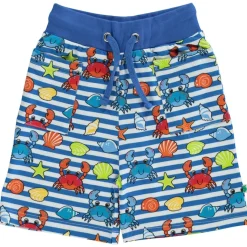 Hot Mönstrad Mjukisshorts Med Krabbor Brilliant Blue Barn Byxor & Shorts