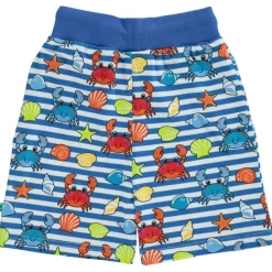 Hot Mönstrad Mjukisshorts Med Krabbor Brilliant Blue Barn Byxor & Shorts