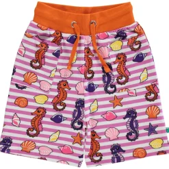 Hot Mönstrad Mjukisshorts Med Sjöhästar Spring Pink Barn Byxor & Shorts