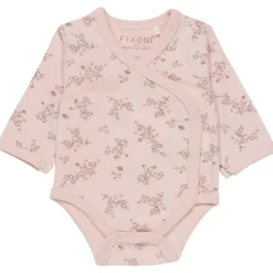Clearance Mönstrad Omlottbody Sepia Rose Barn Bodys & Bodysuits