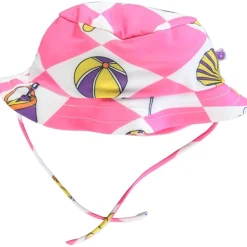 Discount Mönstrad Solhatt Rosa Barn Accessoarer