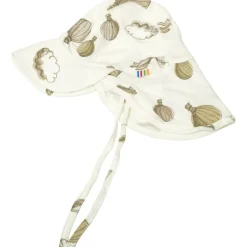 New Mönstrad Solkeps Naturvit Barn Accessoarer