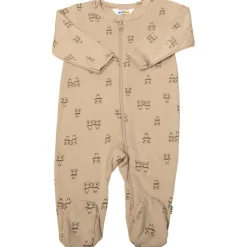Clearance Mönstrad Sparkdräkt Beige Barn Bodys & Bodysuits
