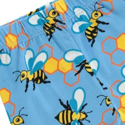 Discount Mönstrade Shorts Med Bin Blue Grotto Barn Byxor & Shorts