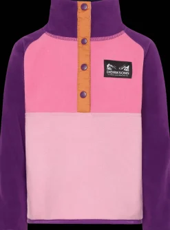 Monte Kids 4 Halvknapp Jumper Light Heather Pink Barn Tröjor & Toppar