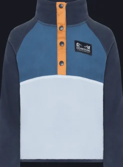 Online Monte Kids 4 Halvknapp Jumper Cloud Blue Barn Tröjor & Toppar