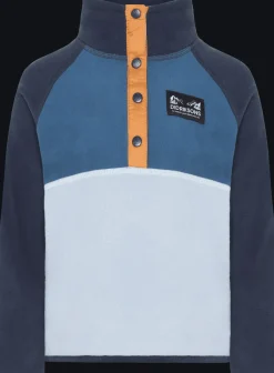 Online Monte Kids 4 Halvknapp Jumper Cloud Blue Barn Tröjor & Toppar