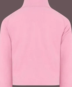 New Monte Kids 10 Jumper Med Hel Dragkedja Light Heather Pink Barn Tröjor & Toppar