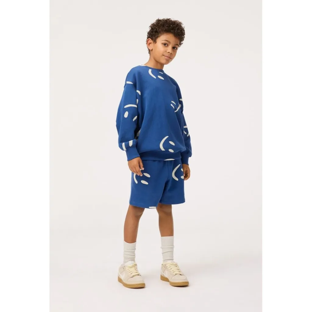 Monti Sweatshirt Big Smiles Blue Barn Tröjor & Toppar