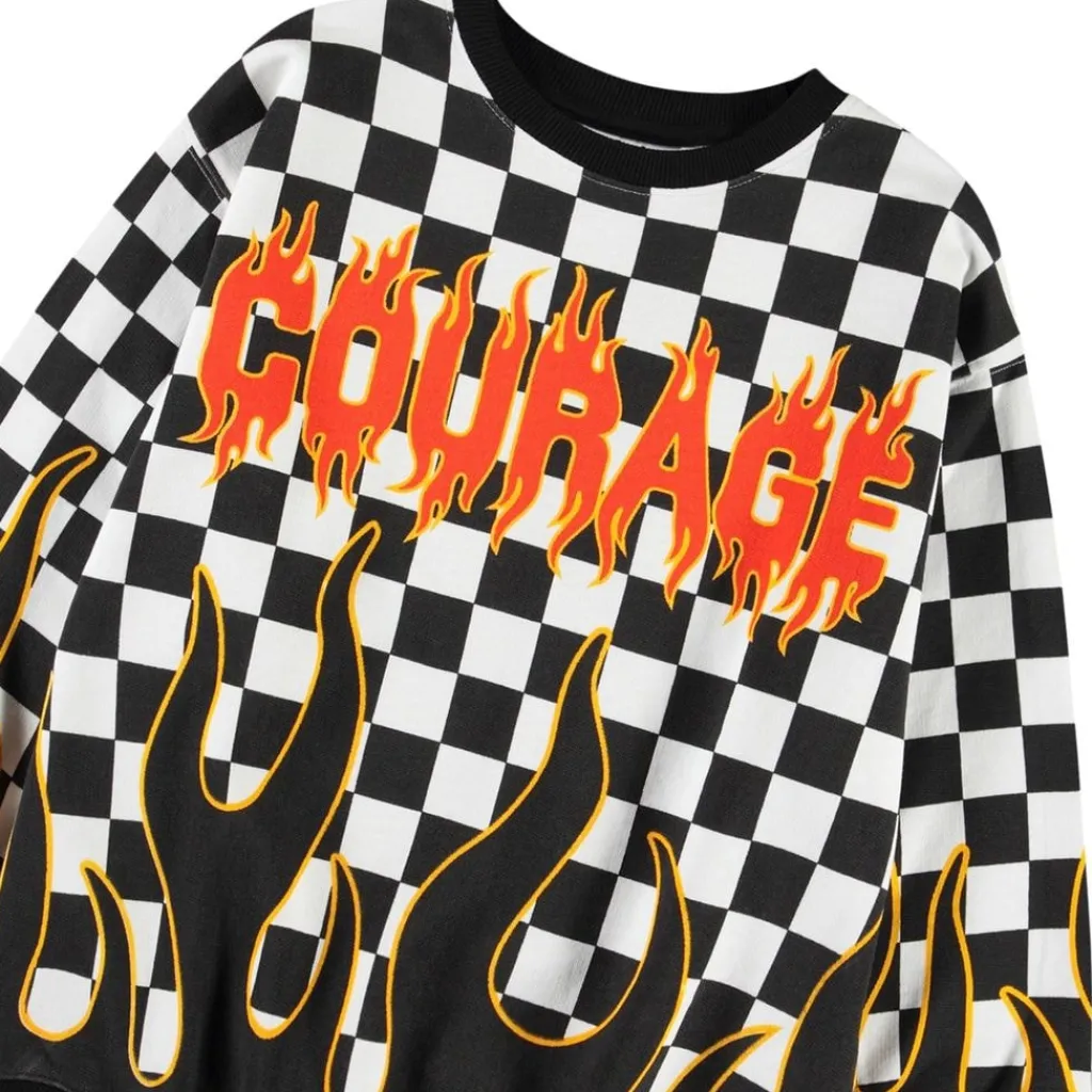 Sale Monti Sweatshirt Check On Fire Barn Tröjor & Toppar