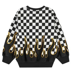 Sale Monti Sweatshirt Check On Fire Barn Tröjor & Toppar