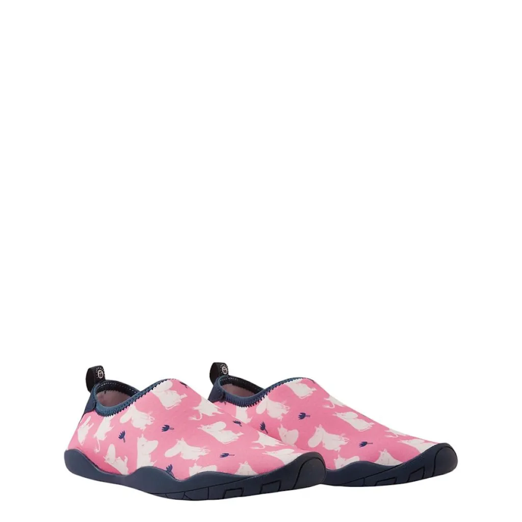 Online Moomin Lean Simskor Sunset Pink Barn Sandaler