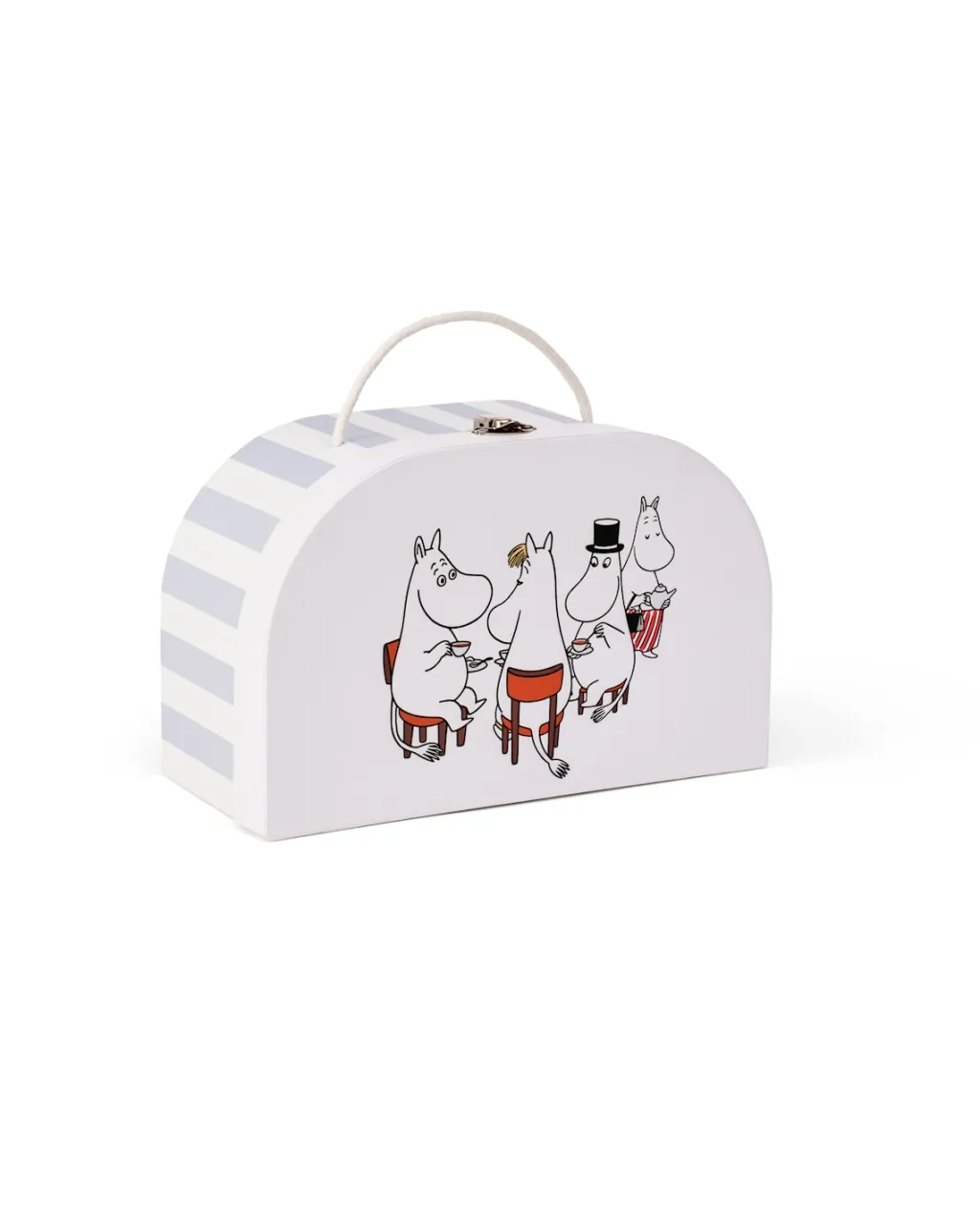 Moomin Resväska Light Blue White Barn Accessoarer