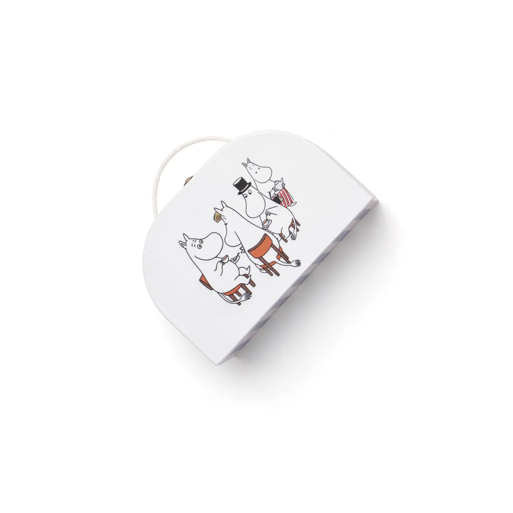 Moomin Resväska Light Blue White Barn Accessoarer