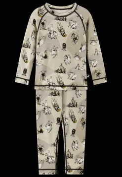 Sale Moomin Trivsam Termisk Uppsättning Sandy Beige Barn Underställ
