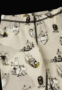 Sale Moomin Trivsam Termisk Uppsättning Sandy Beige Barn Underställ