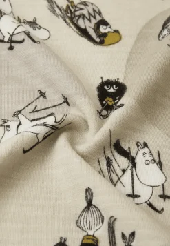 Sale Moomin Trivsam Termisk Uppsättning Sandy Beige Barn Underställ
