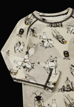 Sale Moomin Trivsam Termisk Uppsättning Sandy Beige Barn Underställ