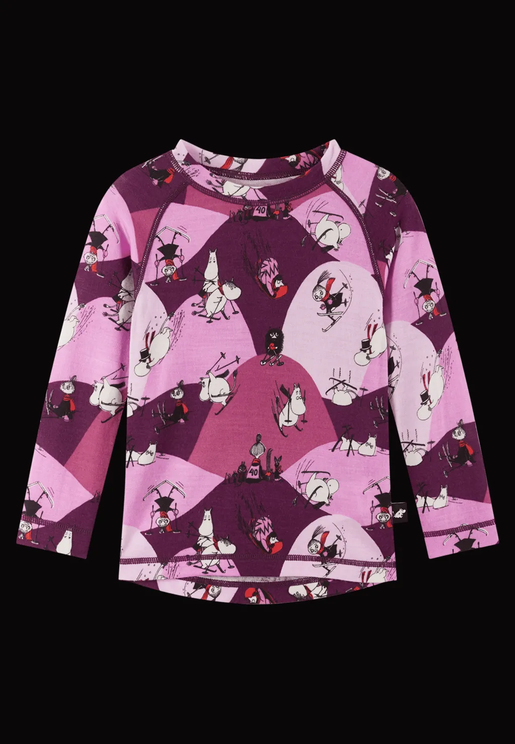 Hot Moomin Trivsam Termisk Uppsättning Rose Pink Barn Underställ