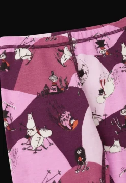 Hot Moomin Trivsam Termisk Uppsättning Rose Pink Barn Underställ