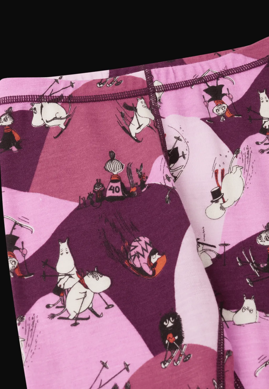 Hot Moomin Trivsam Termisk Uppsättning Rose Pink Barn Underställ