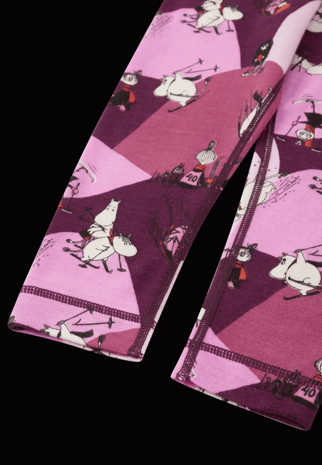 Hot Moomin Trivsam Termisk Uppsättning Rose Pink Barn Underställ