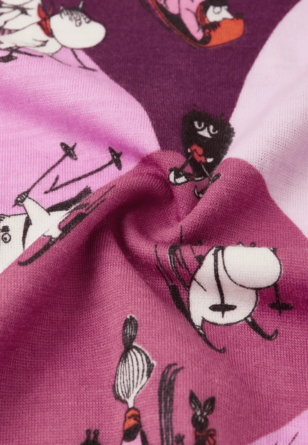 Hot Moomin Trivsam Termisk Uppsättning Rose Pink Barn Underställ
