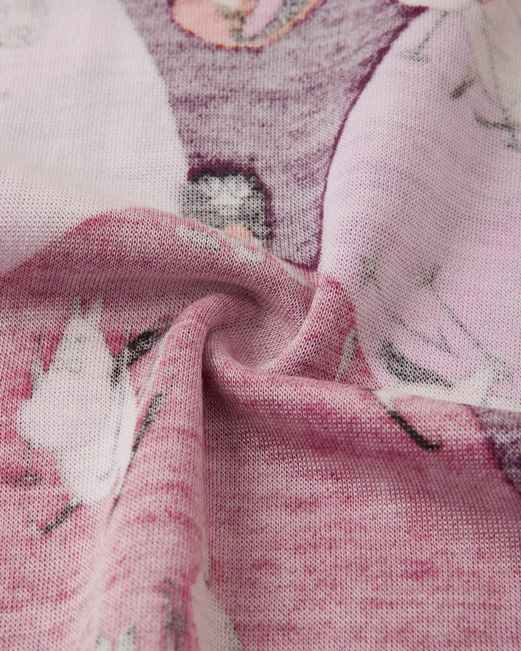 Hot Moomin Trivsam Termisk Uppsättning Rose Pink Barn Underställ