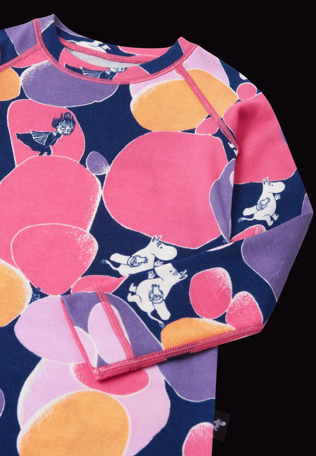 Clearance Moomin Trivsam Termiskt Baslager-set Soft Coral Barn Underställ