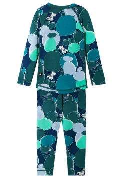 Hot Moomin Trivsam Termiskt Baslager-set Dark Teal Barn Underställ