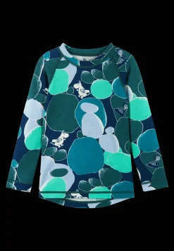Hot Moomin Trivsam Termiskt Baslager-set Dark Teal Barn Underställ