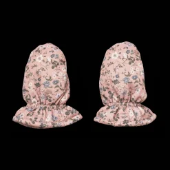 Clearance Muffu Vadderade Babyvantar Rose Powder Flowers Barn Accessoarer