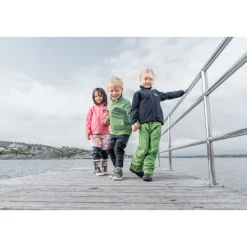 Hot Muskot Kids Fleecejacka Algae Green Barn Fleecekläder