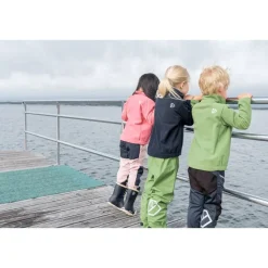 Hot Muskot Kids Fleecejacka Algae Green Barn Fleecekläder