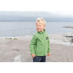 Hot Muskot Kids Fleecejacka Algae Green Barn Fleecekläder