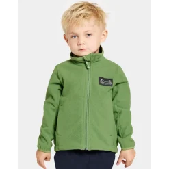 Hot Muskot Kids Fleecejacka Algae Green Barn Fleecekläder