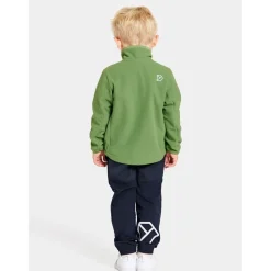 Hot Muskot Kids Fleecejacka Algae Green Barn Fleecekläder