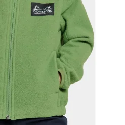 Hot Muskot Kids Fleecejacka Algae Green Barn Fleecekläder