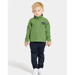 Hot Muskot Kids Fleecejacka Algae Green Barn Fleecekläder