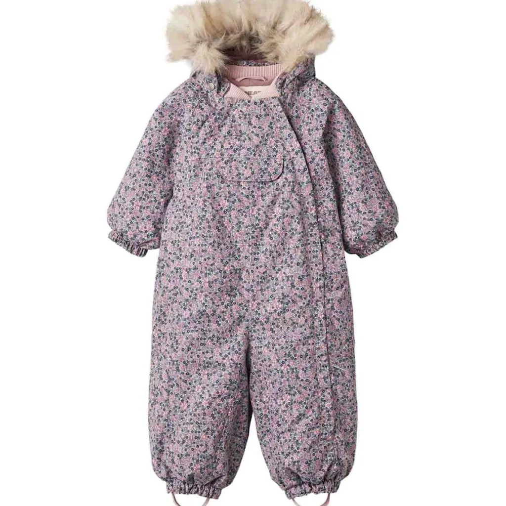 Online Nickie Tech Vinteroverall Winter Flowers Overaller