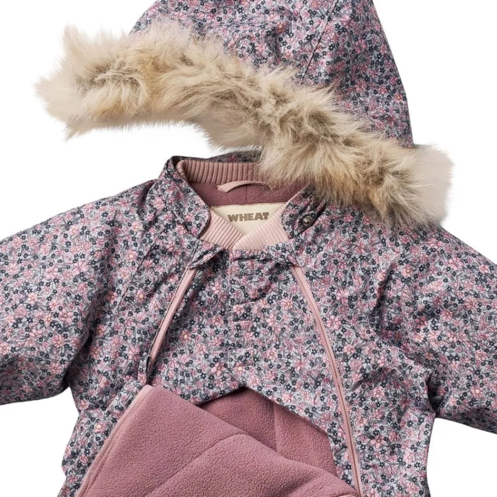 Online Nickie Tech Vinteroverall Winter Flowers Overaller