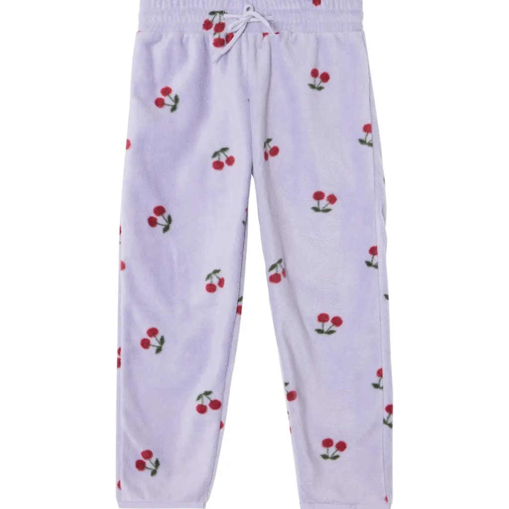 Outlet Northpole Fleecebyxor Violet Cherry Barn Fleecekläder