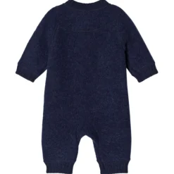 Hot Onesie Marinblå melange Barn Bodys & Bodysuits