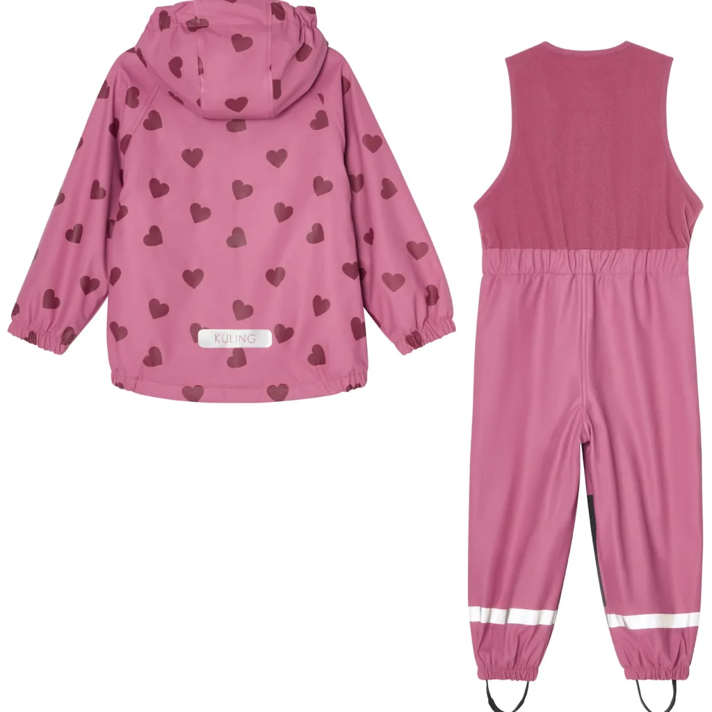 Discount Ottawa Fodrat Regnställ Mauve Hearts Regnställ