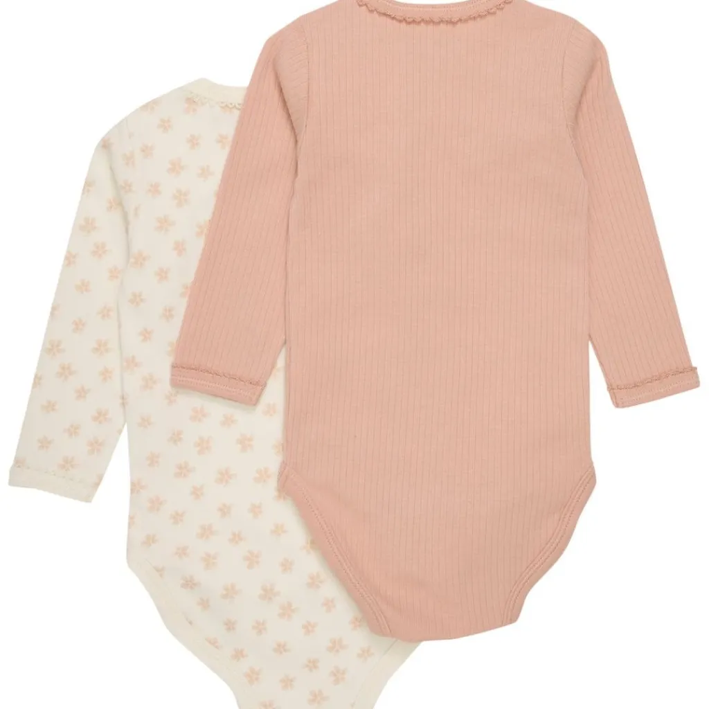 Clearance 2-Pack GOTS Baby Bodies Peach Beige Barn Bodys & Bodysuits